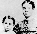 Sarah Elizabeth Cobb, his wife, and their son