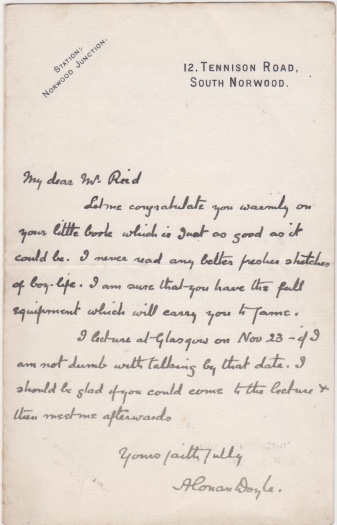 Letter to Mr. Reid (ca. november 1893)