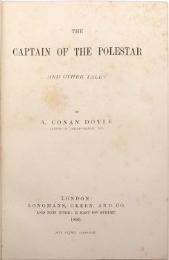 The Captain of the Polestar and Other Tales title page (1890)