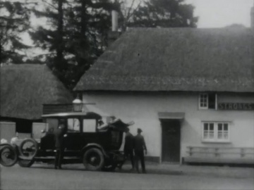Conan Doyle Home Movie Footage 12 (26 sec.) Sir John Barleycorn tavern in Cadnam, Hampshire