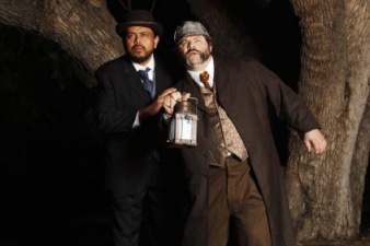Dr. Watson (Joe Camareno) and The Consulting Detective (Chairman Barnes)