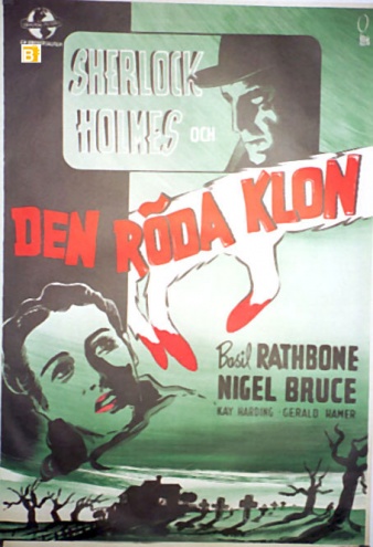 Sherlock Holmes Och Den Röda Klon (Sweden) 4 September 1944
