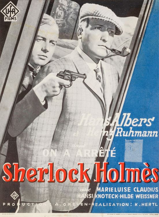 On a arrêté Sherlock Holmes (France, 1938)