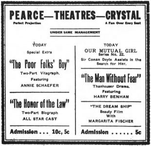 Ad in The Houston Post (5 july 1914)