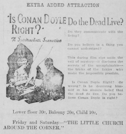 Ad in The Courier Gazette (1 november 1923)