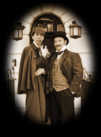 Sherlock Holmes (Ben Bater) & Dr. Watson (Philip Mason)