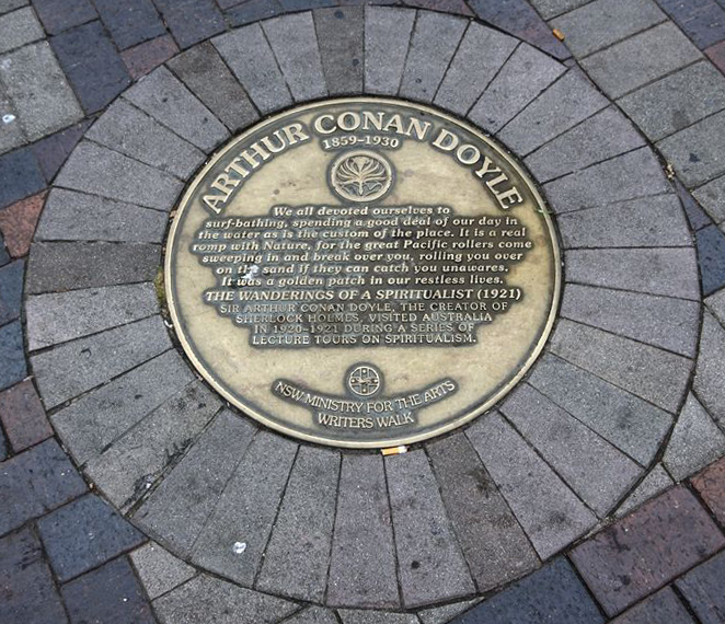 File:Plaque-arthur-conan-doyle-writers-walk-sydney-australia.jpg