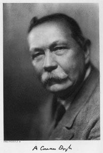 Arthur Conan Doyle as frontispiece in The Crowborough Edition of the Works of Sir Arthur Conan Doyle (1930)