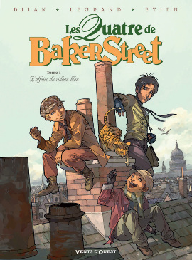 Les Quatre de Baker Street No. 1 : L'affaire du rideau bleu (Vents d'Ouest, 21 january 2009)