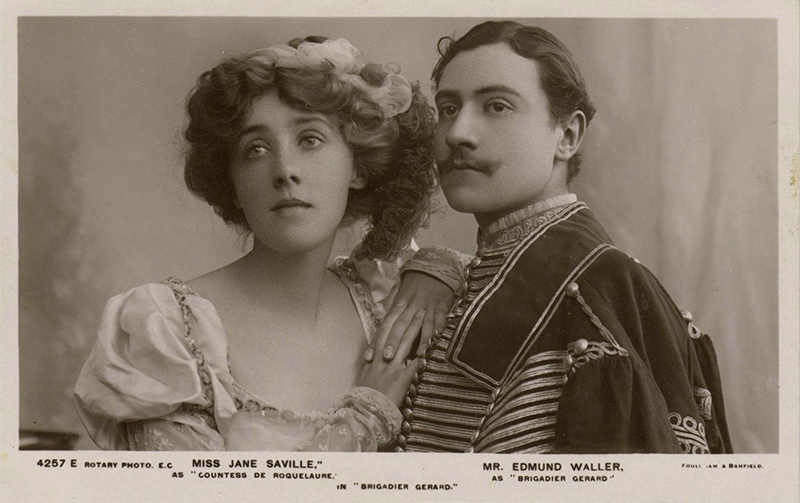 Countess de Roquelaure (Jane Saville) and Brigadier Gerard (Edmund Waller)