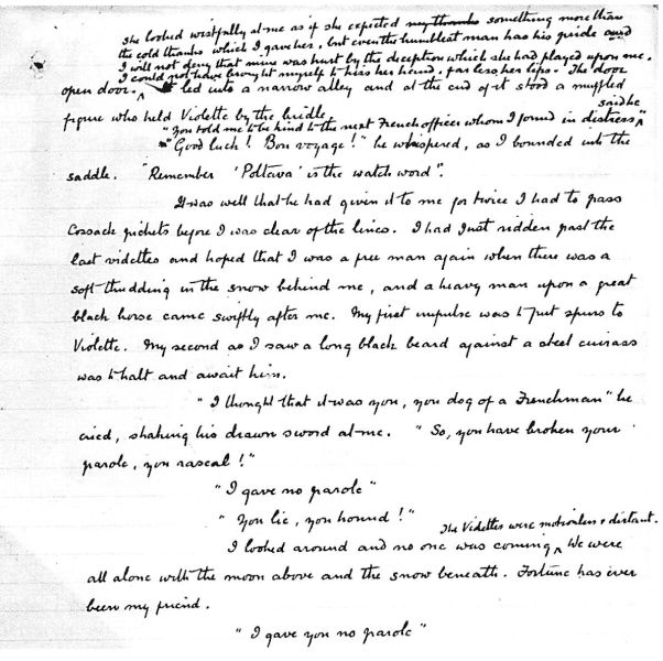 File:Manuscript-how-the-brigadier-rode-to-minsk-other-page.jpg