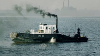 Police boat on Thames