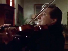 David Worth playing violin