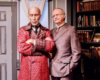 Sherlock Holmes (Tim Thorn) and Dr. Watson (Peter Stone)
