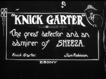 "Knick Garter." The great detector and an admirer of Sheeza.