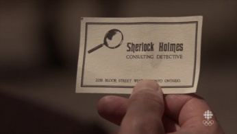 Sherlock Holmes' Visit Card in Toronto