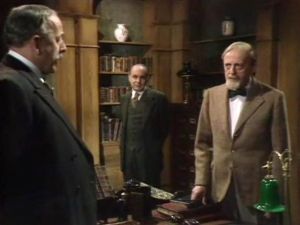 Sir Arthur Conan Doyle (James Grout), Leslie Toms' : Tom Moxon and Edward Gardner (Hugh Burden)