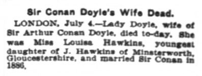 Obituary The New-York Times (5 july 1906, p. 7)
