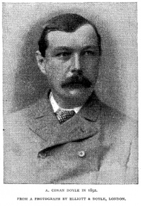 A. Conan Doyle in 1892. From a photograph by Elliott & Doyle, London.