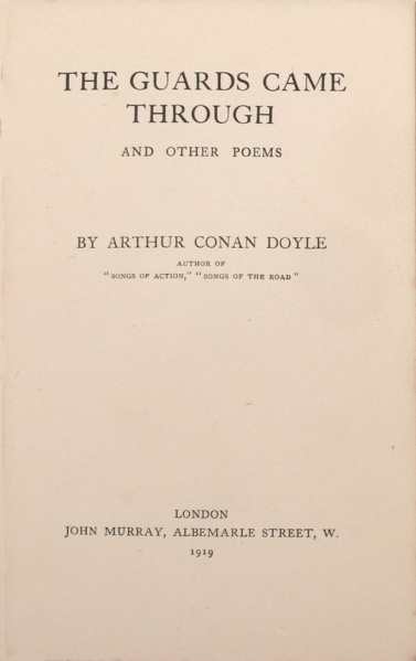 File:John-murray-1919-the-guards-came-through-and-other-poems-titlepage.jpg