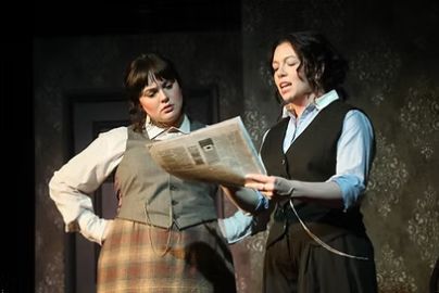 Dr. Dorothy Watson (Emma Grace Dunbar) and Miss Sherlock Holmes (Sharon Maguire)