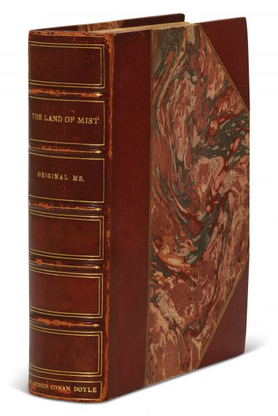 File:Manuscript-ca1924-1925-the-land-of-mist-bound-volume.jpg
