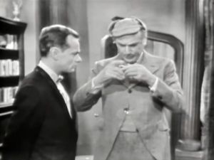 Arthur Conan Doyle with deerstalker (Dennis Hoey)