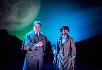 Sherlock Holmes (David Leonard) & Dr. Watson (Elexi Walker)