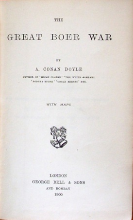 The Great Boer War (1900) title page