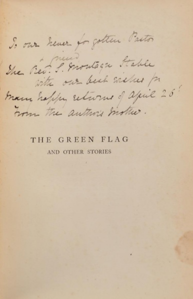 File:Smith-elder-1900-the-green-flag-and-other-stories-signature-mary-doyle.jpg