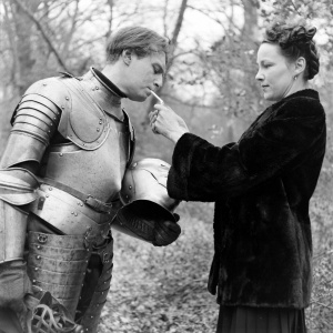 Adrian in armour with his wife Anna (march 1948).