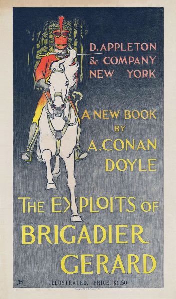 File:D-appleton-1896-the-exploits-of-brigadier-gerard-lithograph-poster.jpg