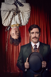 Houdini (Michael Weston) and Arthur Conan Doyle (Stephen Mangan)