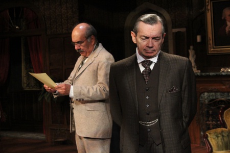 Dr. Watson (Henry Montelongo) and Sherlock Holmes (Gordon Moore)