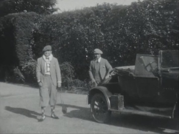 Conan Doyle Home Movie Footage 05 (13 sec.) Denis Conan Doyle with friend