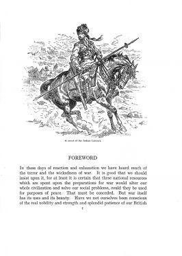 p. 7 A scout of the Indian Lancers.