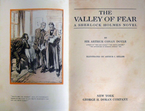 The Valley of Fear frontispiece (1915)