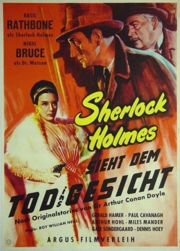 Sherlock Holmes sieht dem Tod ins Gesicht (Germany) 25 february 1958