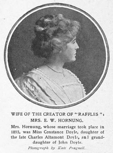 Mrs. E. W. Hornung, wife of the creator of "Raffles" (The Sketch, 26 january 1910, p.10)