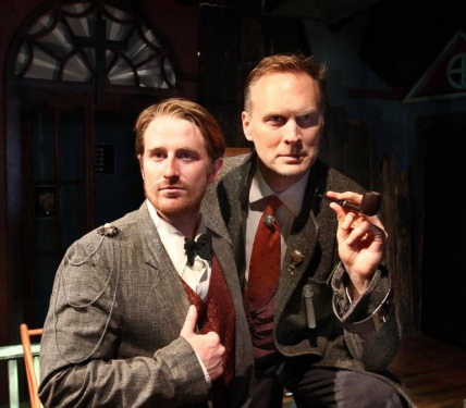 Sherlock Holmes (J. Richey Nash) and Dr. Watson (Liam McDermott)