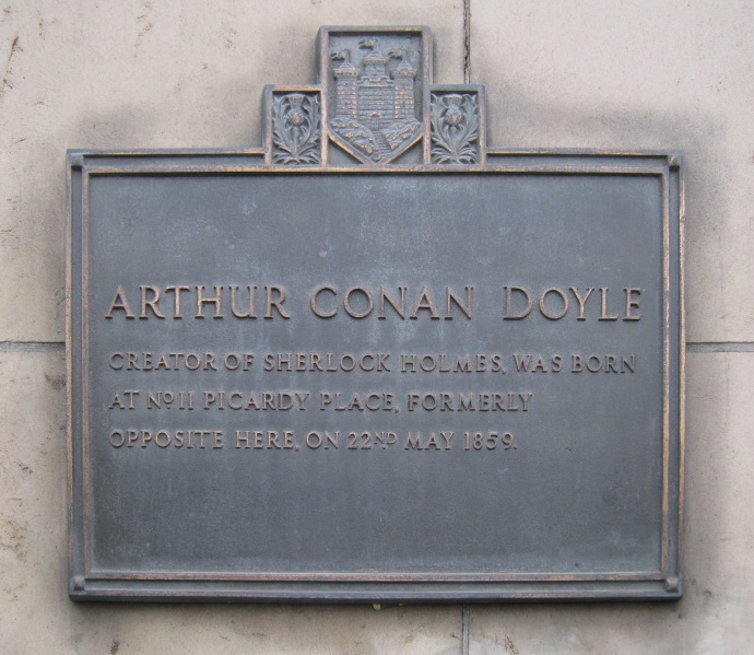 File:Plaque-arthur-conan-doyle-2-picardy-place-edinburgh.jpg