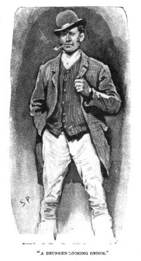 Sherlock Holmes as a drunken-looking groom (SCAN)