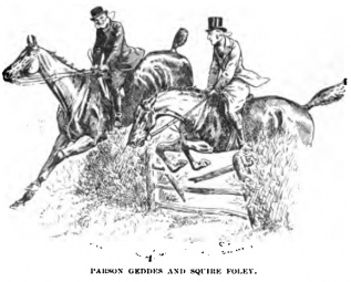 Parson Geddes and squire Foley.