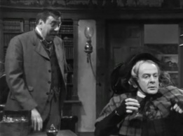 Holmes disguised as a woman