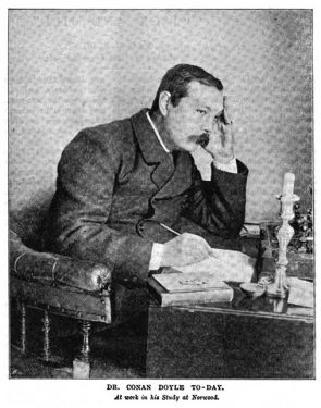 Arthur Conan Doyle at South Norwood, photographed by David Thomson (18 november 1891).