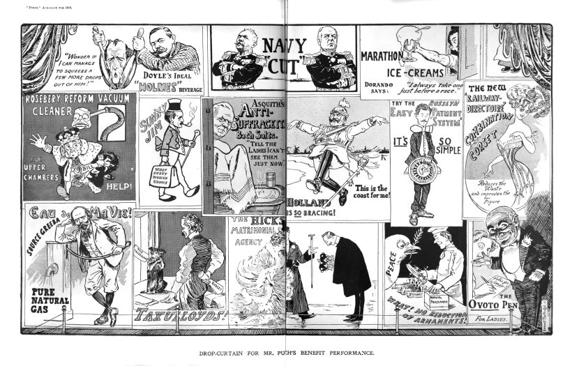 Poster: Drop-Curtain for Mr. Punch's Benefit Performance
