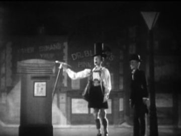 Herlock Sholmes wearing a kilt.