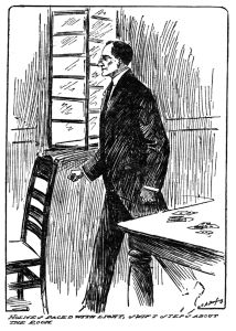 Holmes paced with light, swift steps about the room.