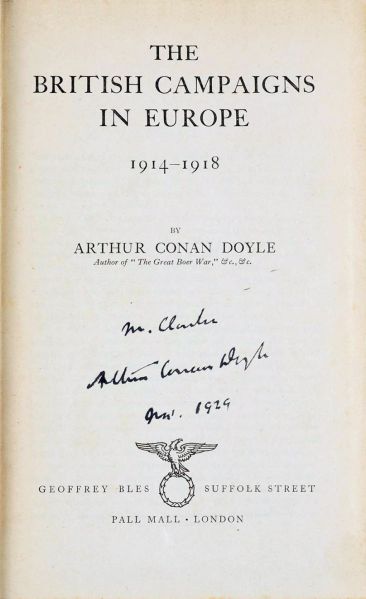 File:Dedicace-sacd-the-british-campaigns-in-europe-1929-11-to-w-g-clarke.jpg