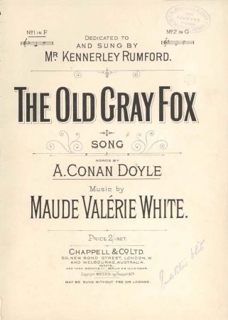 The Old Gray Fox (march 1899)